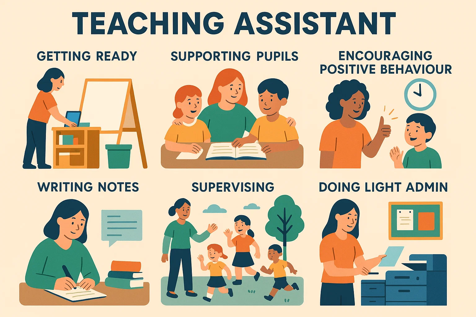 Main Duties of a Teaching Assistant