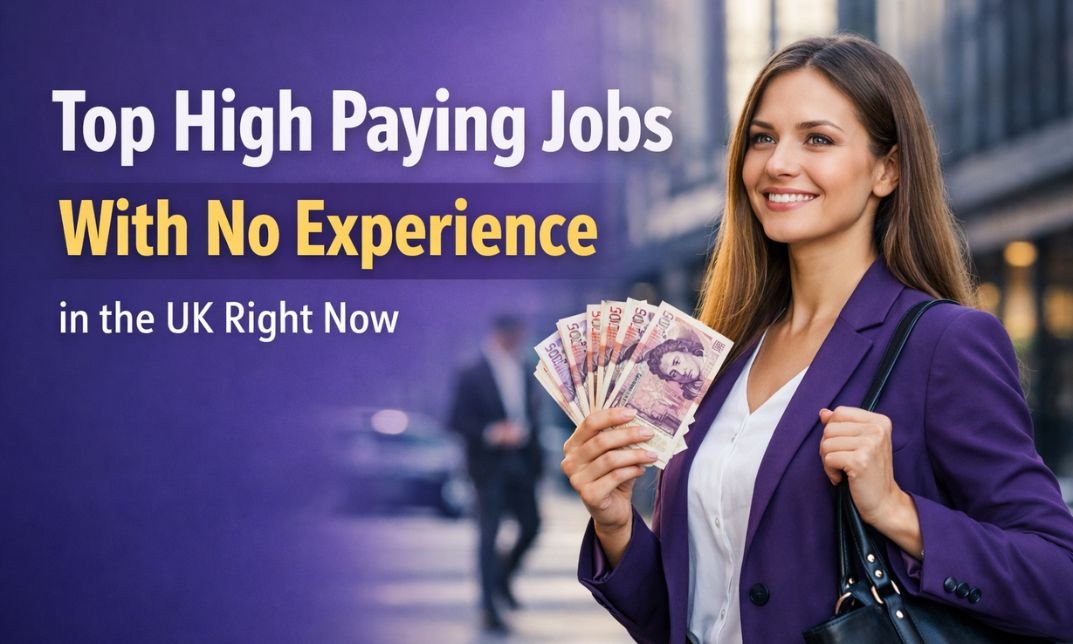 Top High Paying Jobs With No Experience in the UK Right Now