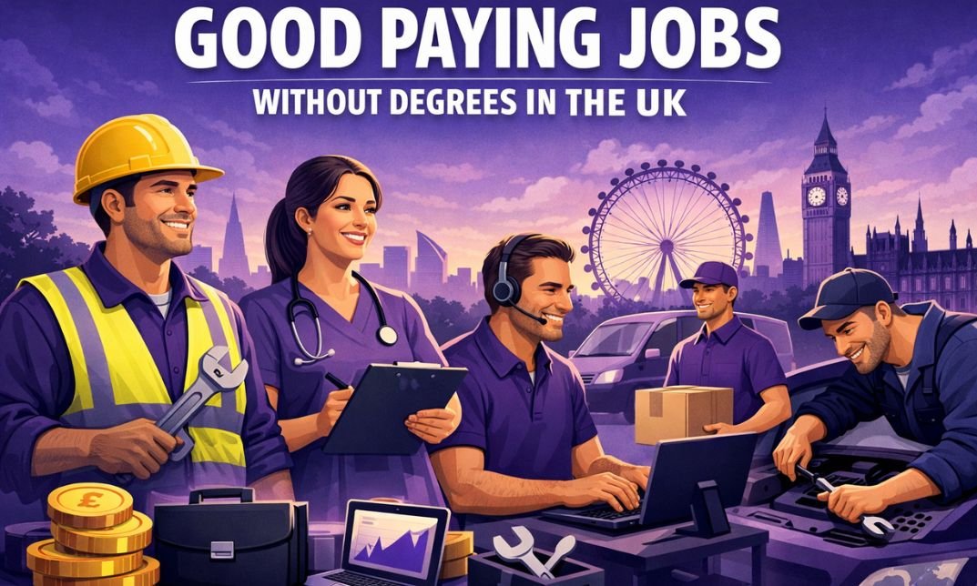good paying jobs without degrees